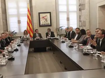 Reunión de los partidos catalanes sobre el derecho a decidir Reunión de los partidos catalanes sobre el derecho a decidir