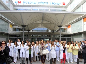 Trabajadores del Hospital Infanta Leonor