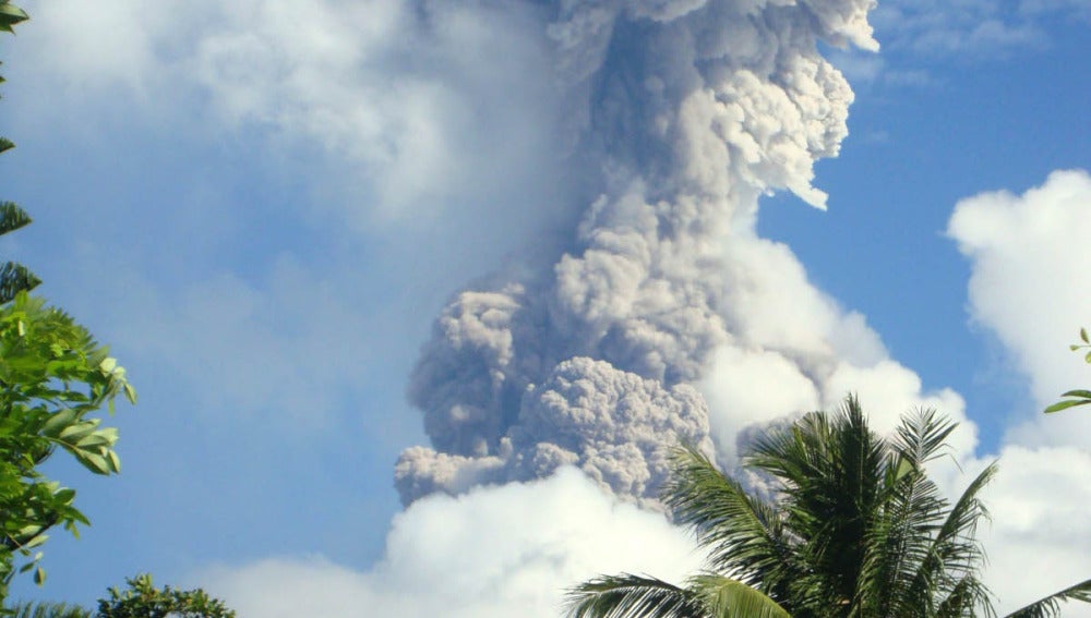 Volcán Mayón en Filipinas