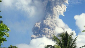 Volcán Mayón en Filipinas