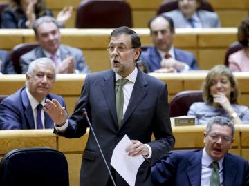 Mariano Rajoy, en el Senado