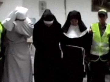 Tres monjas falsas detenidas por narcotráfico