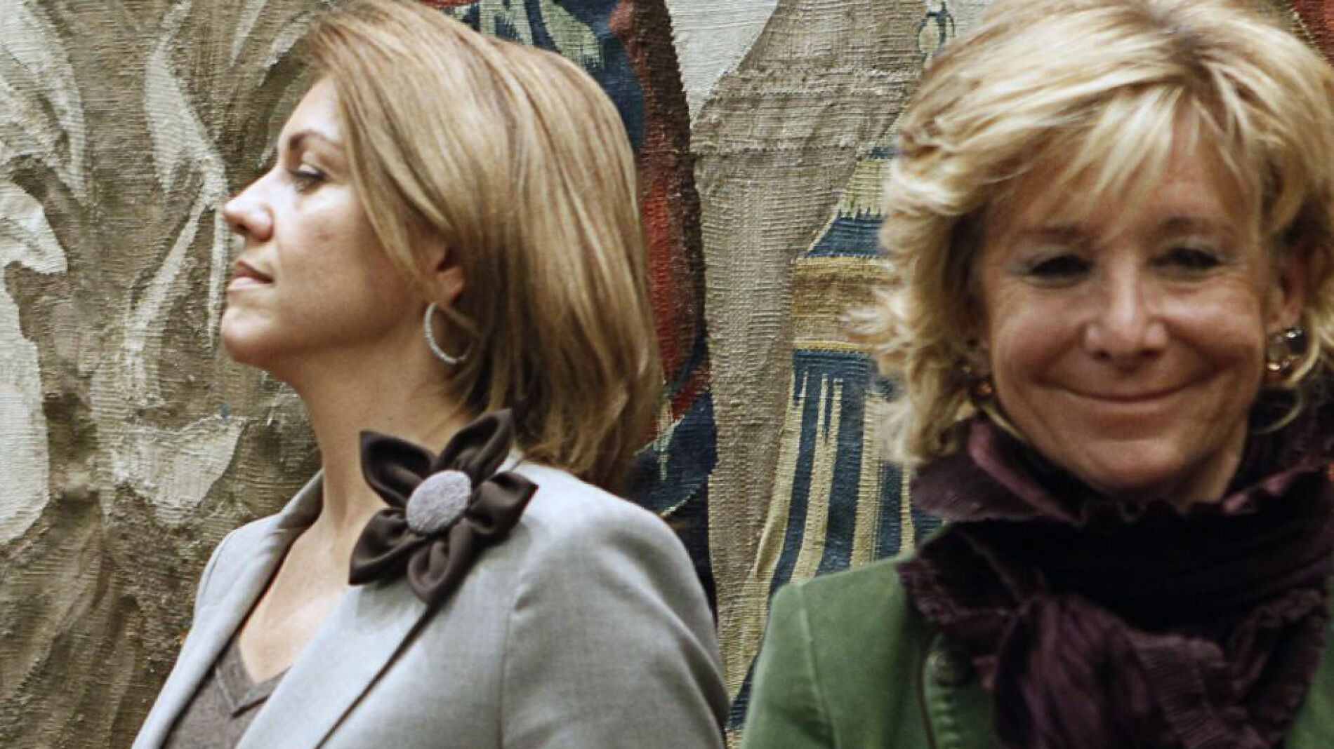 Mar&iacute;a Dolores de Cospedal y Esperanza Aguirre