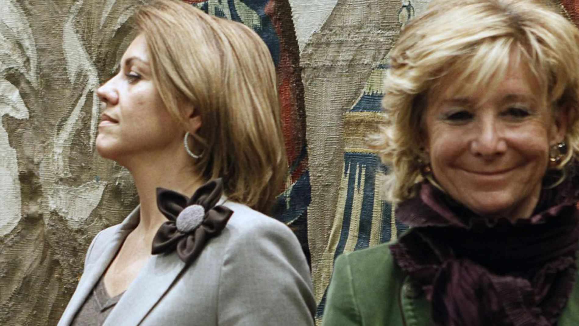 María Dolores de Cospedal y Esperanza Aguirre María Dolores de Cospedal y Esperanza Aguirre