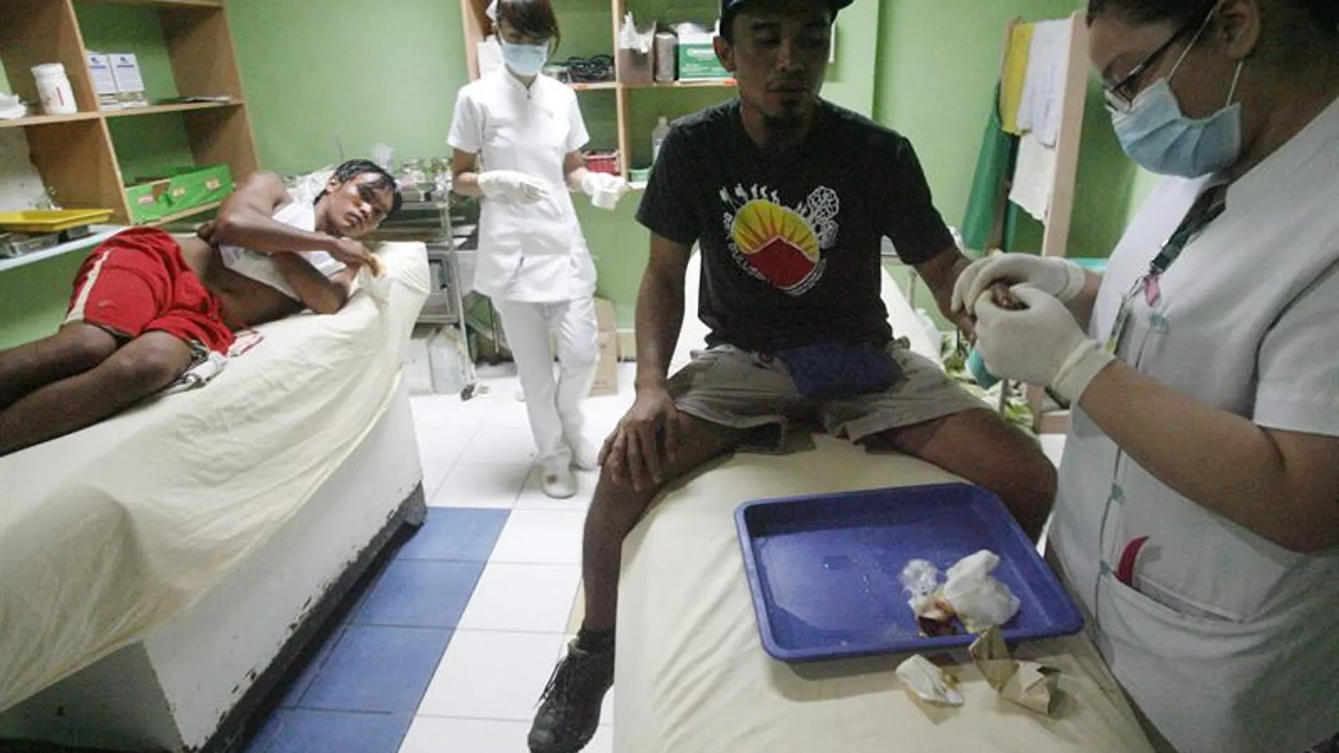 Heridos por la explosión en Filipinas Heridos por la explosión en Filipinas