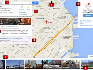 Posible diseño de los nuevos mapas de Google Posible diseño de los nuevos mapas de Google