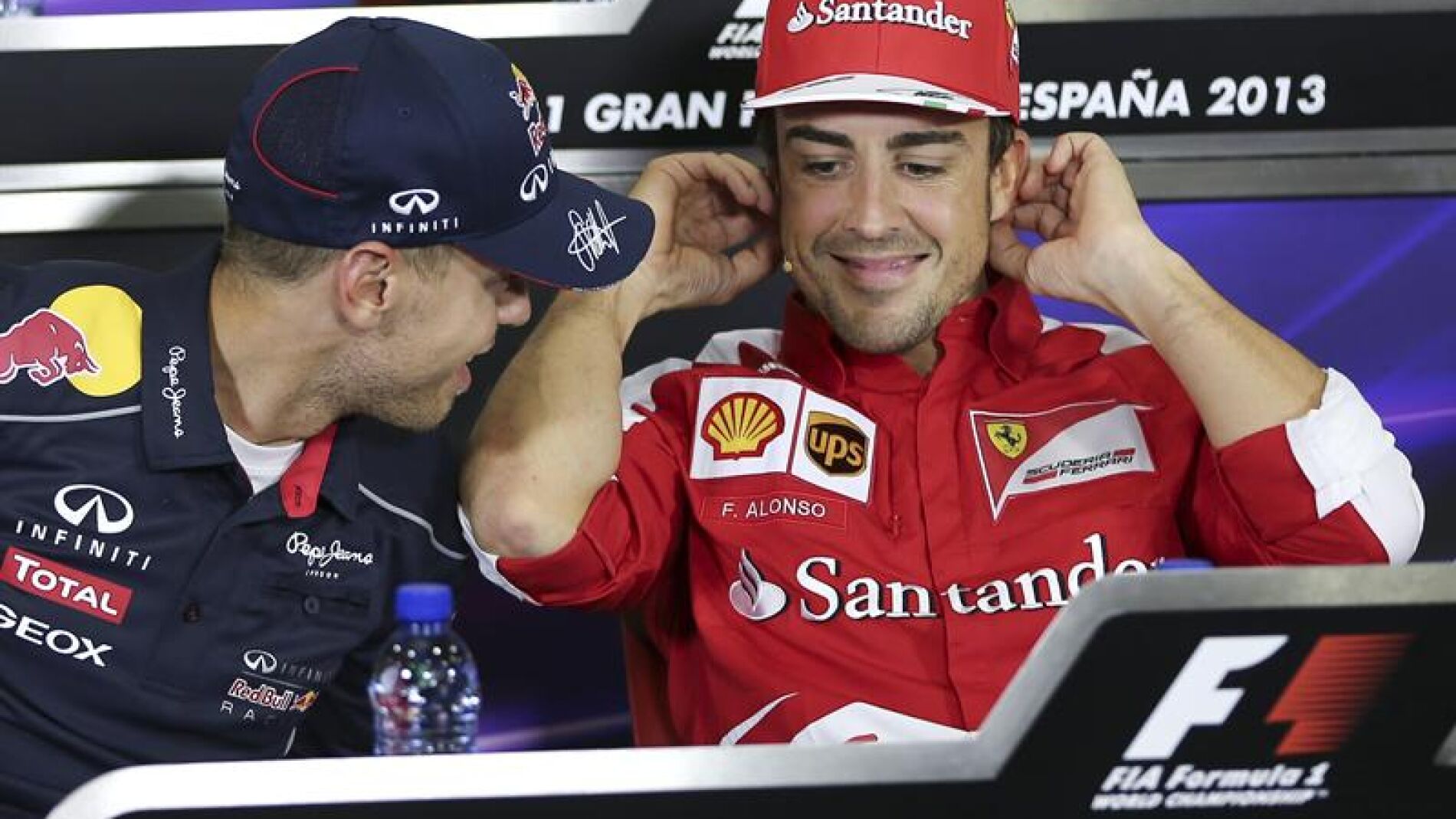 Fernando Alonso y Sebastian Vettel