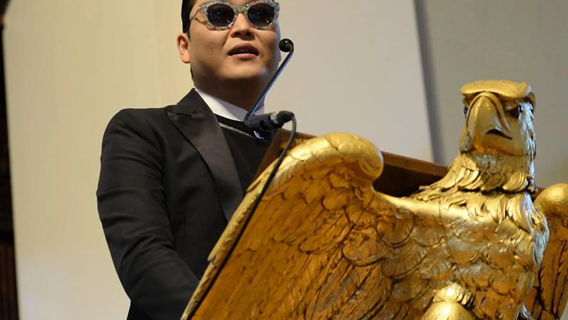 Psy, en Harvard Psy, en Harvard