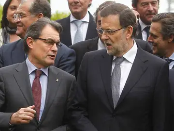 Mariano Rajoy y Artur Mas Mariano Rajoy y Artur Mas