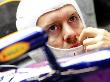 Vettel a bordo del RB8