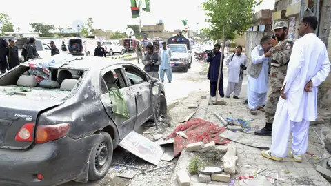 Ola de violencia en la jornada electoral de Pakistán Ola de violencia en la jornada electoral de Pakistán