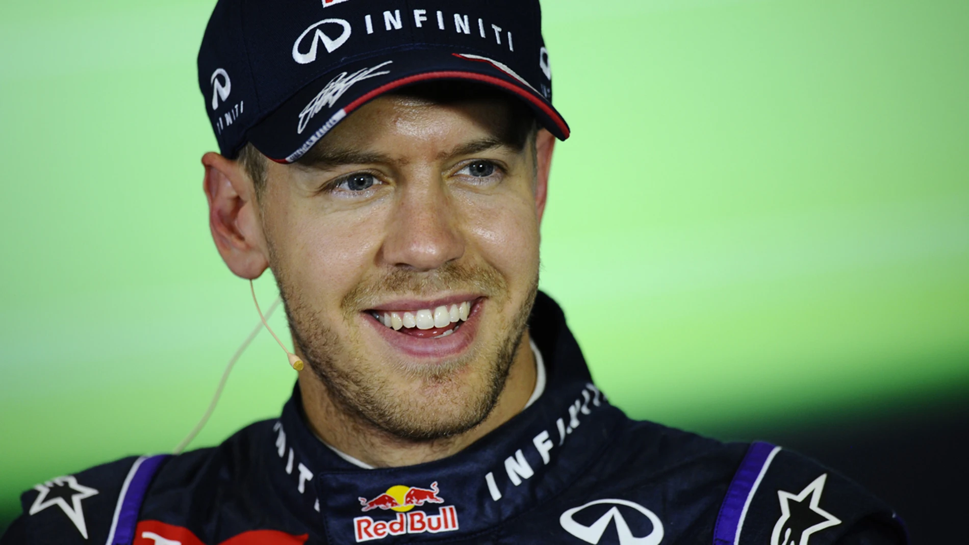 Vettel habla en rueda de prensa