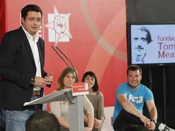 Óscar López en Zaragoza Óscar López en Zaragoza