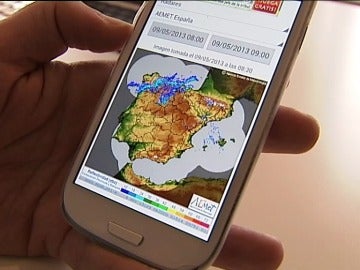 Una aplicación para móviles permite saber si lloverá en los próximos minutos