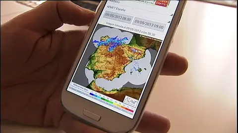 Una aplicación para móviles permite saber si lloverá en los próximos minutos Una aplicación para móviles permite saber si lloverá en los próximos minutos