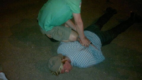 Momento de la detenci&oacute;n de Ryan Christopher Fogle