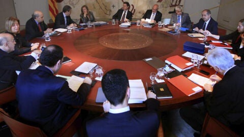 Reuni&oacute;n semanal de la Generalitat