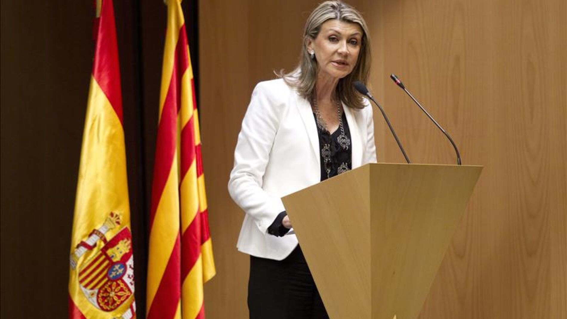Llanos de Luna, delegada del Gobierno en Catalu&ntilde;a