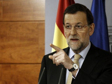  El presidente del Gobierno, Mariano Rajoy