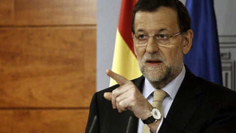  El presidente del Gobierno, Mariano Rajoy