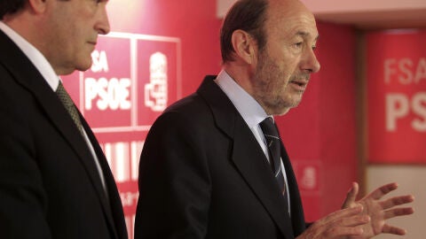 El secretario general del PSOE, Alfredo P&eacute;rez Rubalcaba