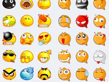 Algunos de los emoticonos que ofrece la app Stickers For WhatsApp Messenger