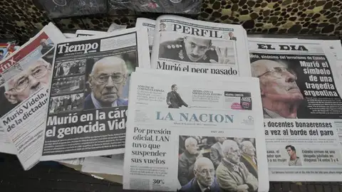 La prensa recoge la muerte de Videla La prensa recoge la muerte de Videla