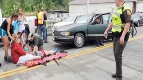 Una herida en el atropello m&uacute;ltiple en Virginia