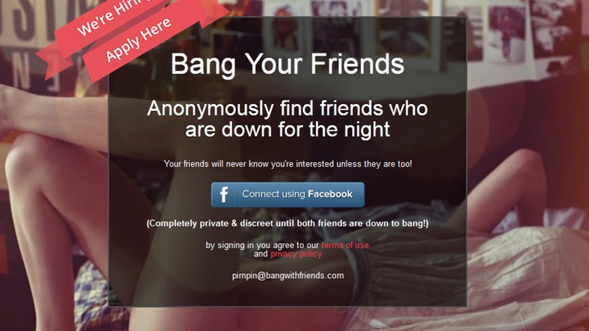 Portada de la aplicación 'Bang with friends' Portada de la aplicación 'Bang with friends'