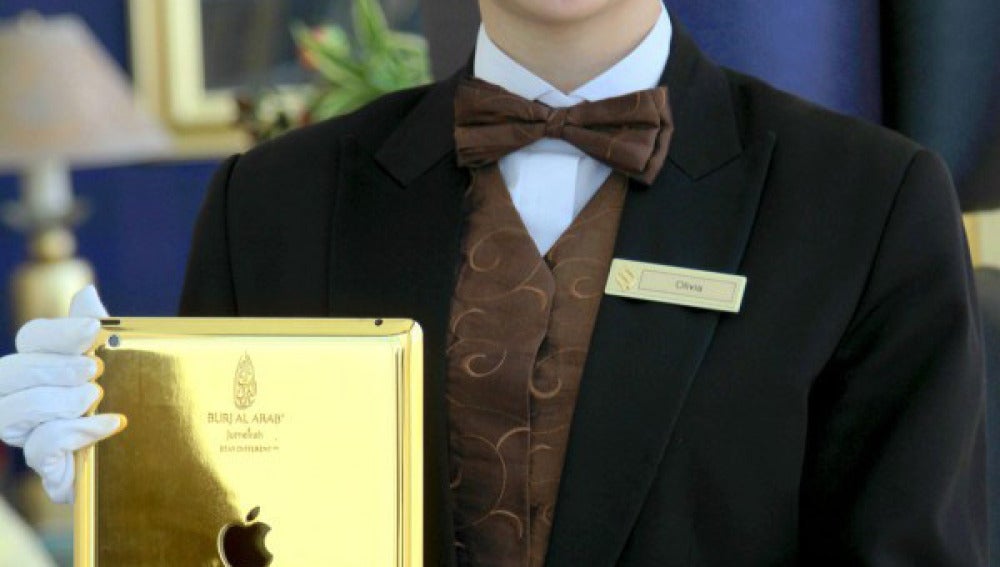 El iPad de oro de 24 kilates