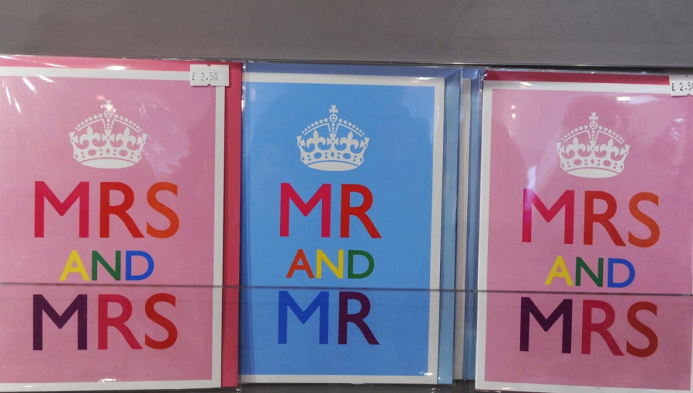 Tarjetas postales en favor del matrimonio homosexual