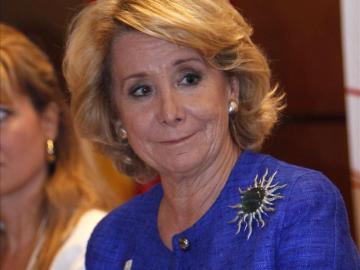 Esperanza Aguirre, presidenta del PP de Madrid