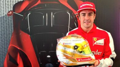 El nuevo casco de Alonso en Mónaco