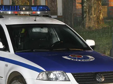 Un coche de la Ertzaintza en una imagen de archivo Un coche de la Ertzaintza en una imagen de archivo