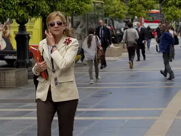La Infanta Cristina se dirige al trabajo La Infanta Cristina se dirige al trabajo