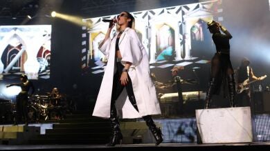 Rihanna comienza su gira europea con un concierto en Bilbao