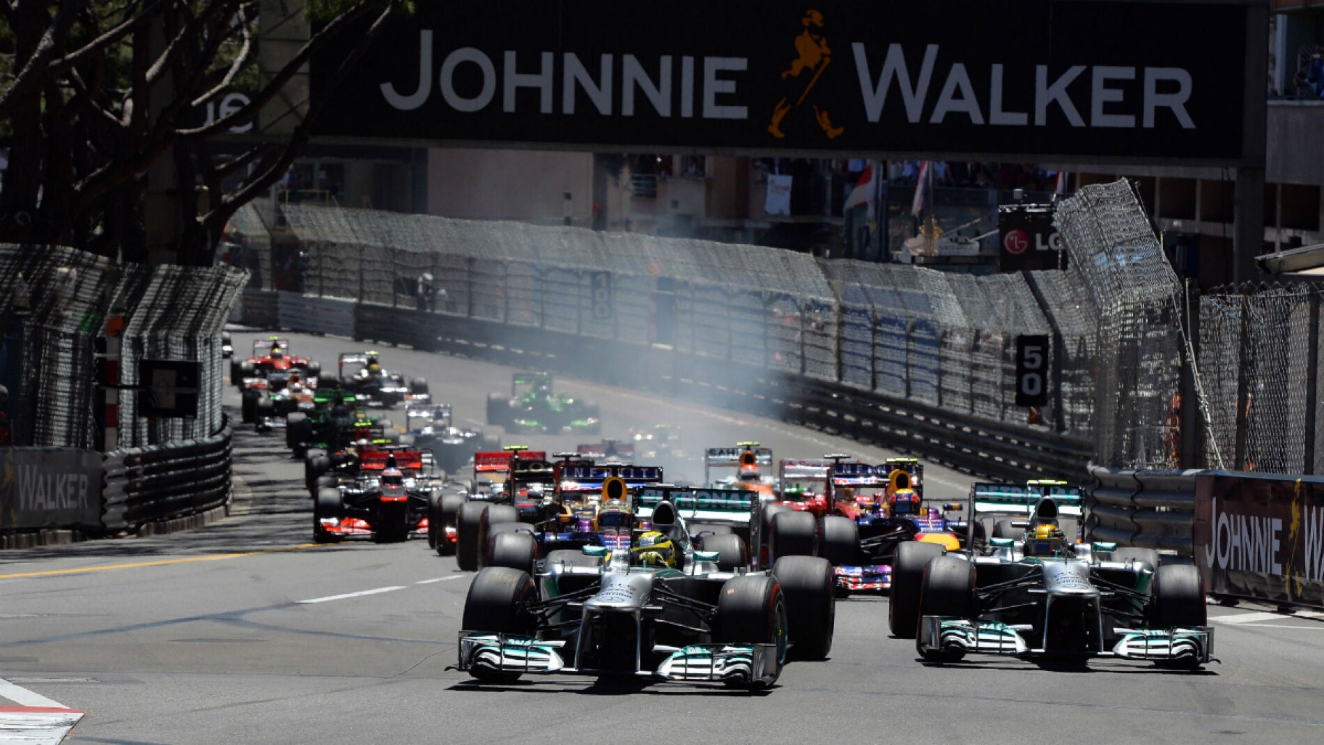 Salida del GP de M&oacute;naco 2013