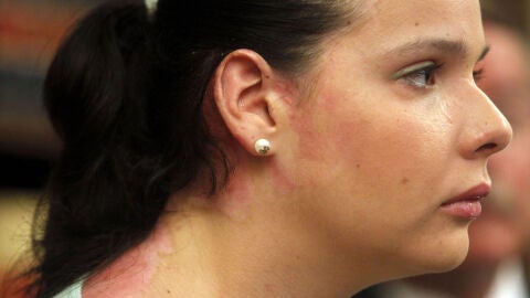 La candidata a reina del Carnaval de Tenerife 2013, Saida Prieto