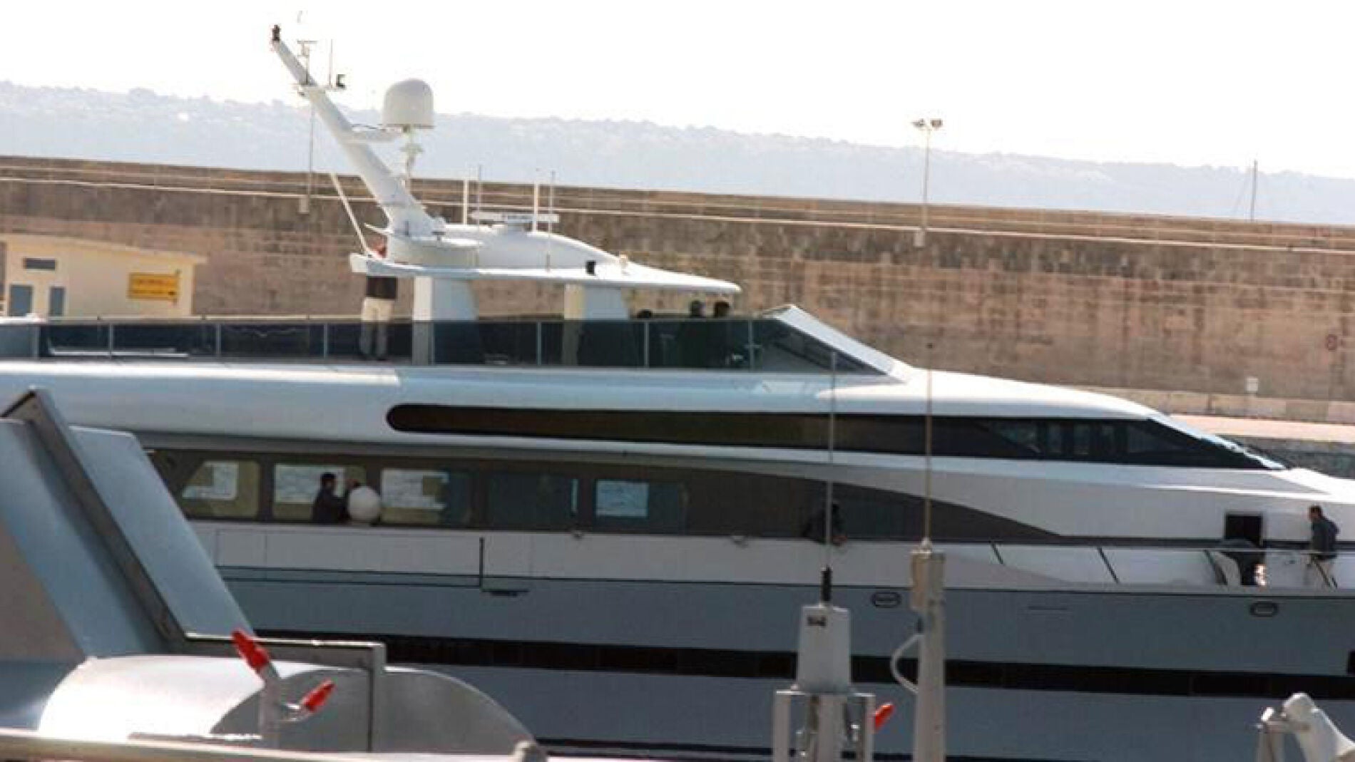 Vista parcial del yate 'Fortuna'