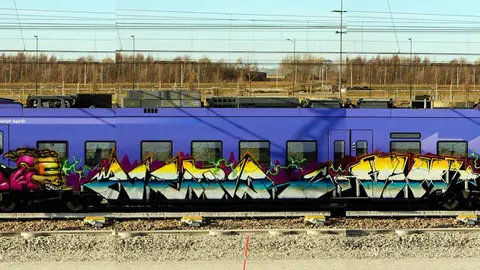 Grafitis en los trenes Grafitis en los trenes