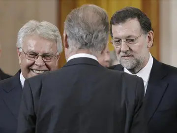 Mariano Rajoy y Felipe González Mariano Rajoy y Felipe González
