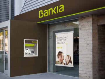 La fachada de una entidad de Bankia