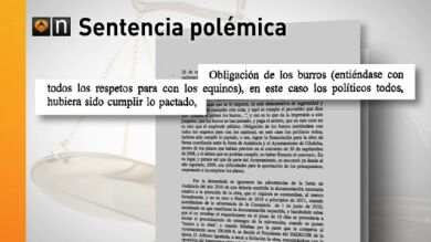Un juez de Córdoba compara a los políticos con burros en un auto judicial