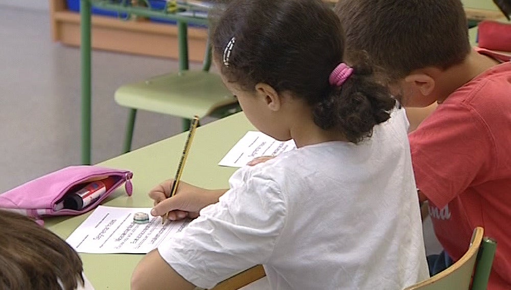 Niños en clase