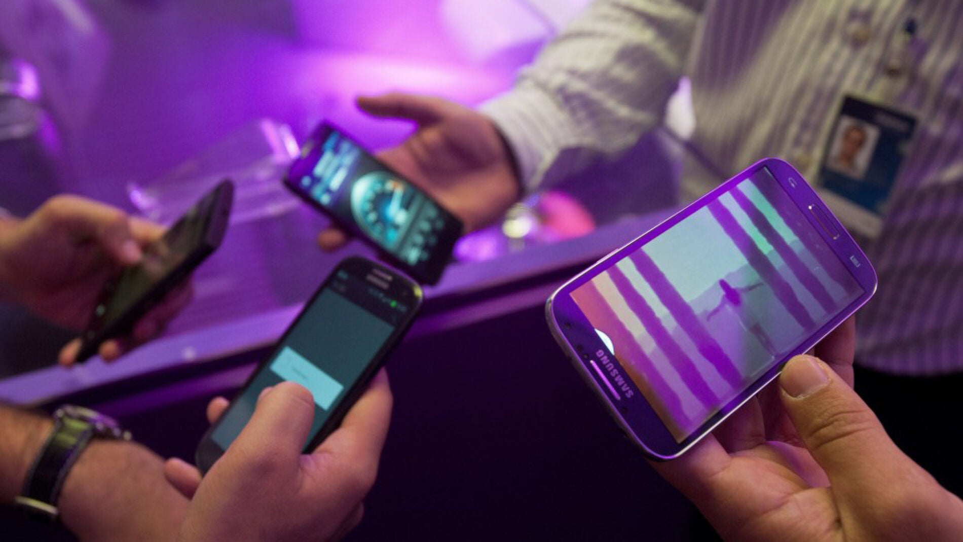 Distintos modelos de smartphone