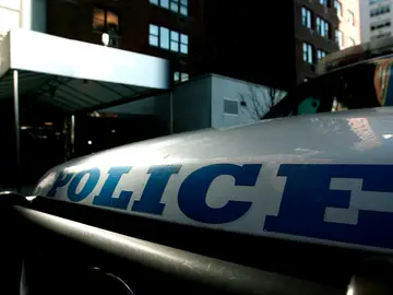Coche de la policía estadounidense Coche de la policía estadounidense