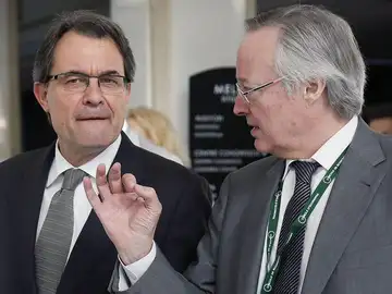 Artur Mas y Josep Piqué Artur Mas y Josep Piqué
