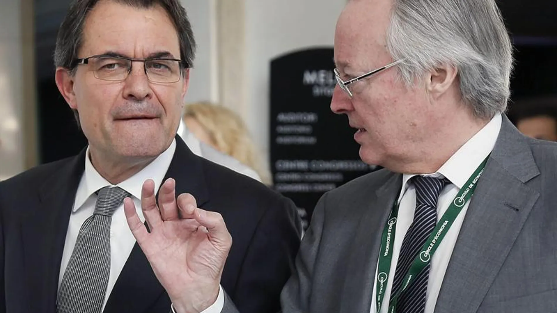 Artur Mas y Josep Piqué Artur Mas y Josep Piqué