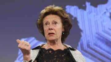 La vicepresidenta de la Comisión Europea y responsable de telecomunicaciones, Neelie Kroes