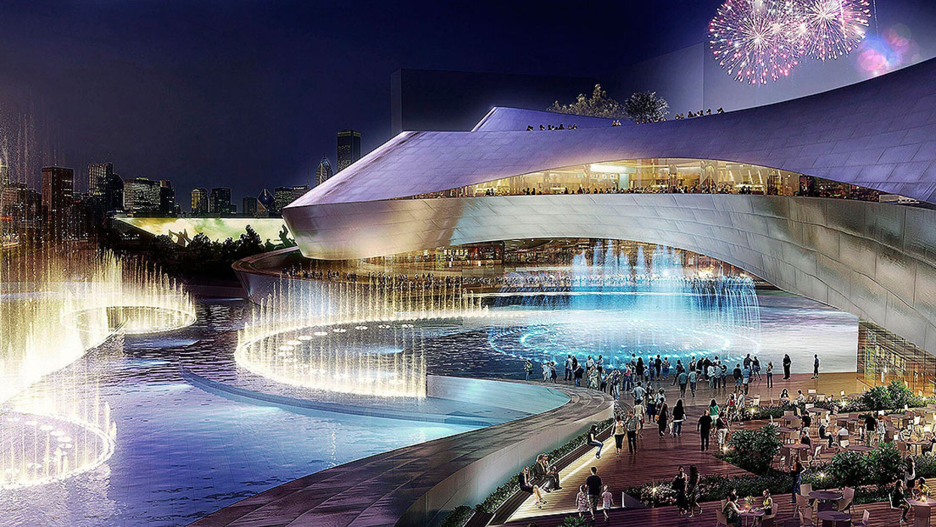 Recreaci&oacute;n del proyecto futuro del complejo Eurovegas en Alcorc&oacute;n